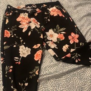 Floral comfy pants